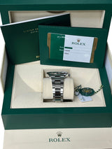 Rolex Datejust 41mm Fluted Bezel Black Dial Gold Steel Oyster Watch 126334