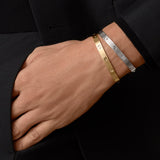 Cartier Love Bracelet Classic Model 18K Yellow Gold Brushed Finish Size 17