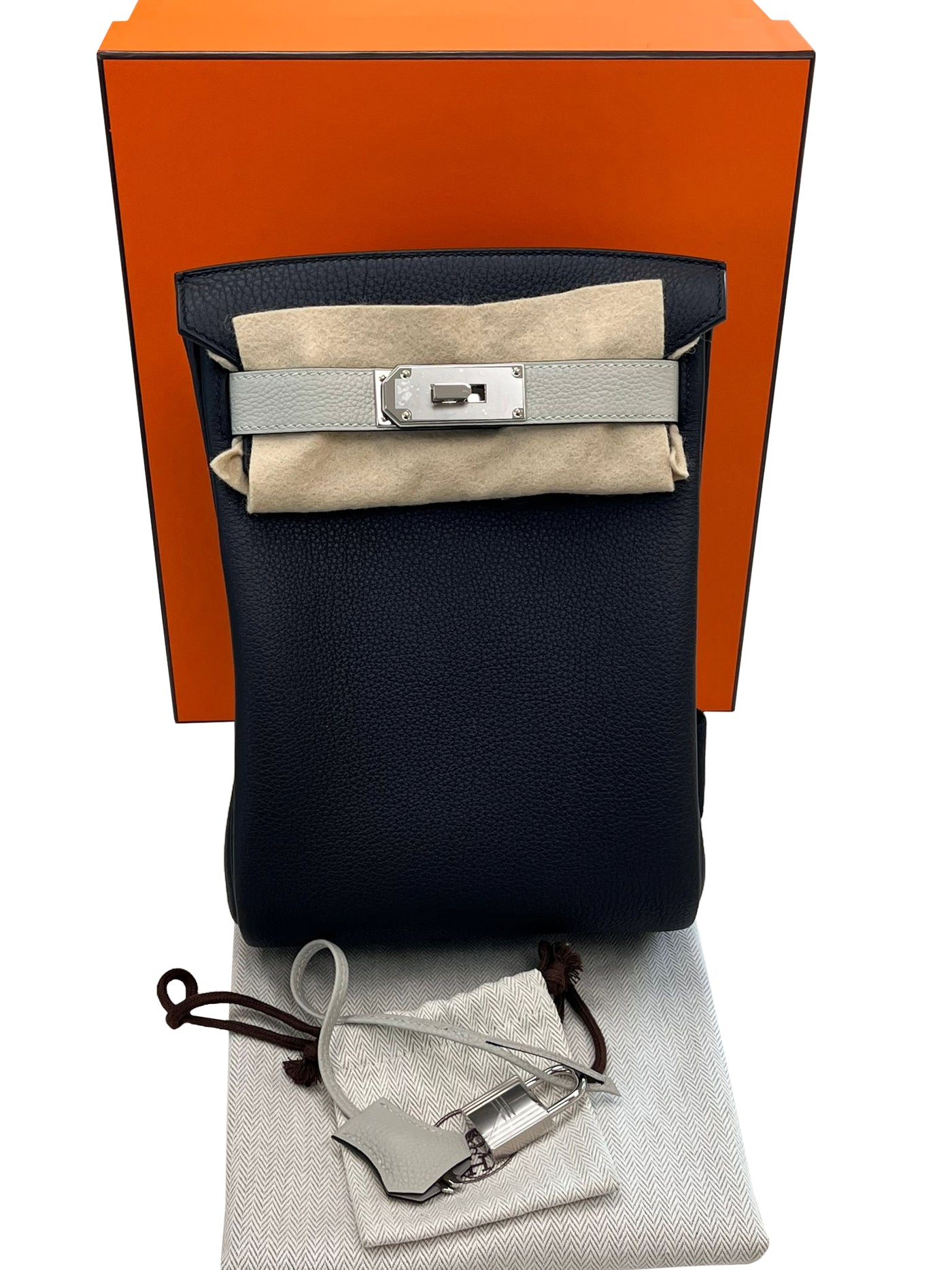 HERMES Rocabal Backpack Bag 2WAY Bag Hand Bag Backpack Hermès Hermes Rocaval 2-Way Backpack and Handbag Beige  main image 2