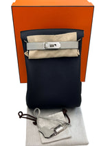 Hermes SAC A DOS HAC A DOS PM Veau Togo Leather Backpack Palladium Hardware