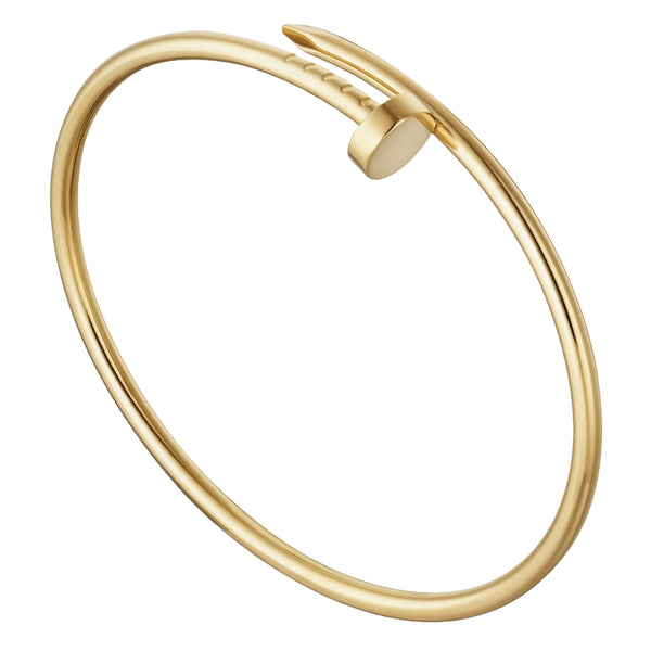 Cartier Juste un Clou Nail Bracelet Bangle Small Model 18K Yellow Gold Size 19