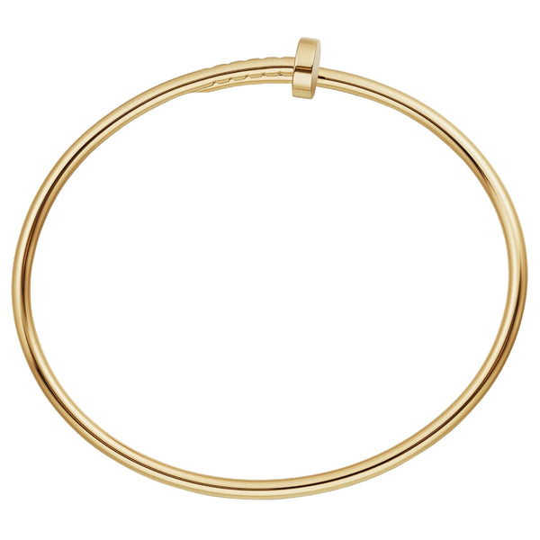 Cartier Juste un Clou Nail Bracelet Bangle Small Model 18K Yellow Gold Size 19