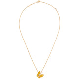 Van Cleef & Arpels Gold Round and Marquise-Cut Diamonds Two Butterfly Pendant