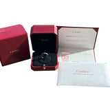 Cartier Love Ring Mini Model 72 Brilliant Cut Paved Diamonds Rose Gold Size 55