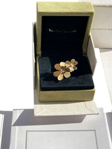 Van Cleef & Arpels 0.23ct Frivole Between the Finger 18K Yellow Gold Ring