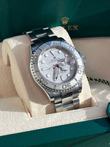 Rolex Yacht-Master 40mm Platinum Dial Bezel Oyster Stainless Steel Watch 16622