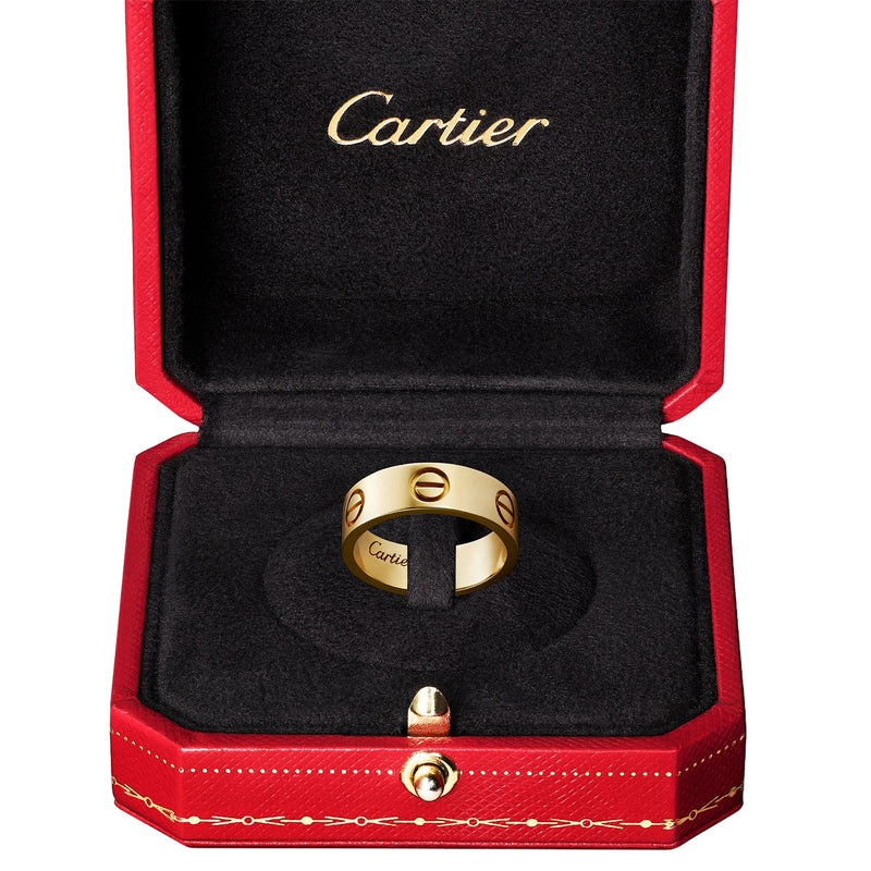 Cartier Love Ring Yellow Gold Classic Model Size 58 Engagement Band