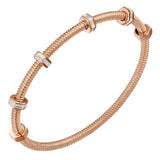 Cartier Ecrou De Cartier Rose Gold Bracelet with 1.29ct Baguette-Cut Diamonds