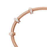 Cartier Ecrou De Cartier Rose Gold Bracelet with 1.29ct Baguette-Cut Diamonds