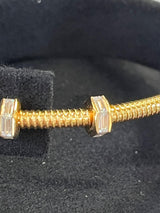 Cartier Ecrou De Cartier Rose Gold Bracelet with 1.29ct Baguette-Cut Diamonds