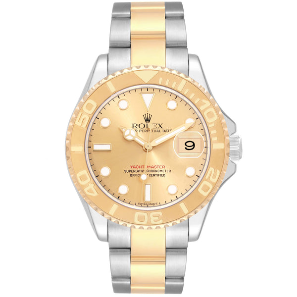 Rolex Yacht-Master 40mm Steel Yellow Gold Champagne Dial Men's Watch 16623