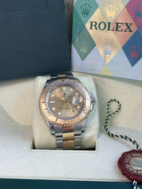 Rolex Yacht-Master 40mm Steel Yellow Gold Champagne Dial Men's Watch 16623