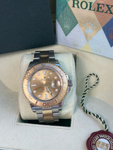Rolex Yacht-Master 40mm Steel Yellow Gold Champagne Dial Men's Watch 16623