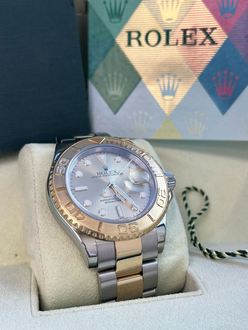 Rolex Yacht-Master 40mm Steel Yellow Gold Champagne Dial Men's Watch 16623
