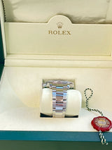 Rolex Yacht-Master Platinum Dial Bi-Directional Bezel Steel Men's Watch 16622