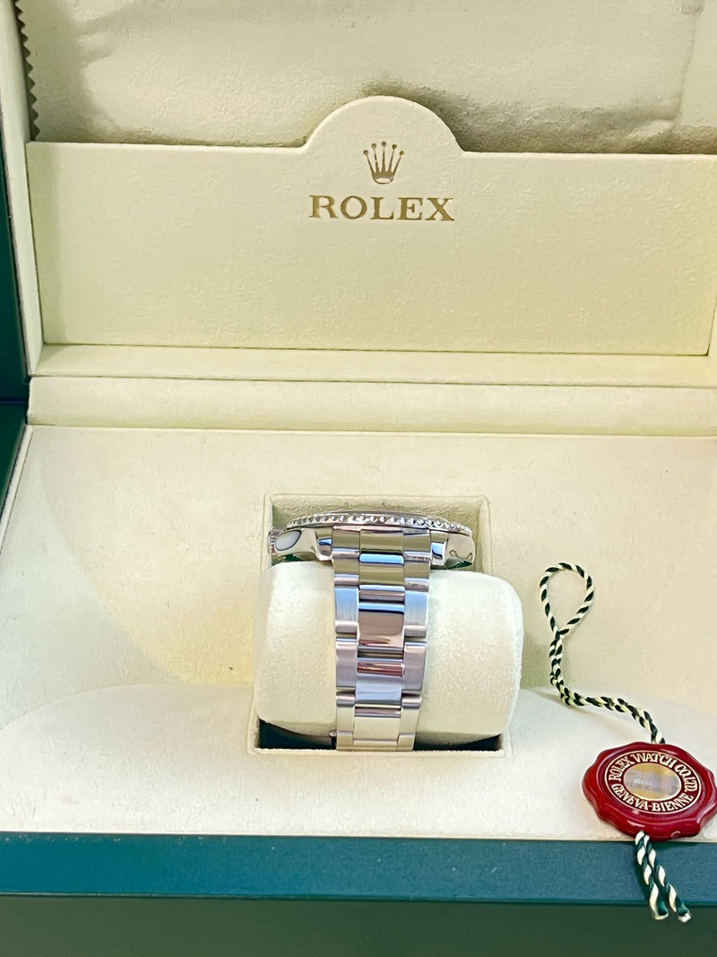 Rolex Yacht-Master Platinum Dial Bi-Directional Bezel Steel Men's Watch 16622