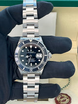Rolex Submariner Date 40mm Black Dial Oyster Steel Automatic Men's Watch 16610