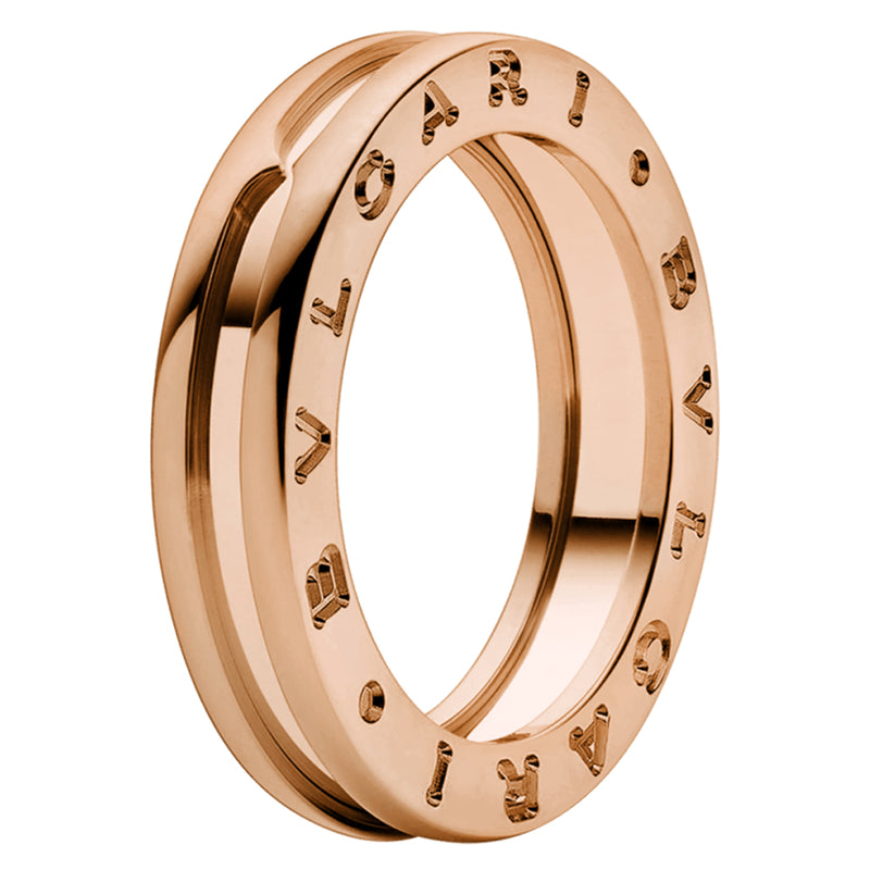 Bulgari B.zero1 One Band Ring Solid 18K Rose Gold Size 54