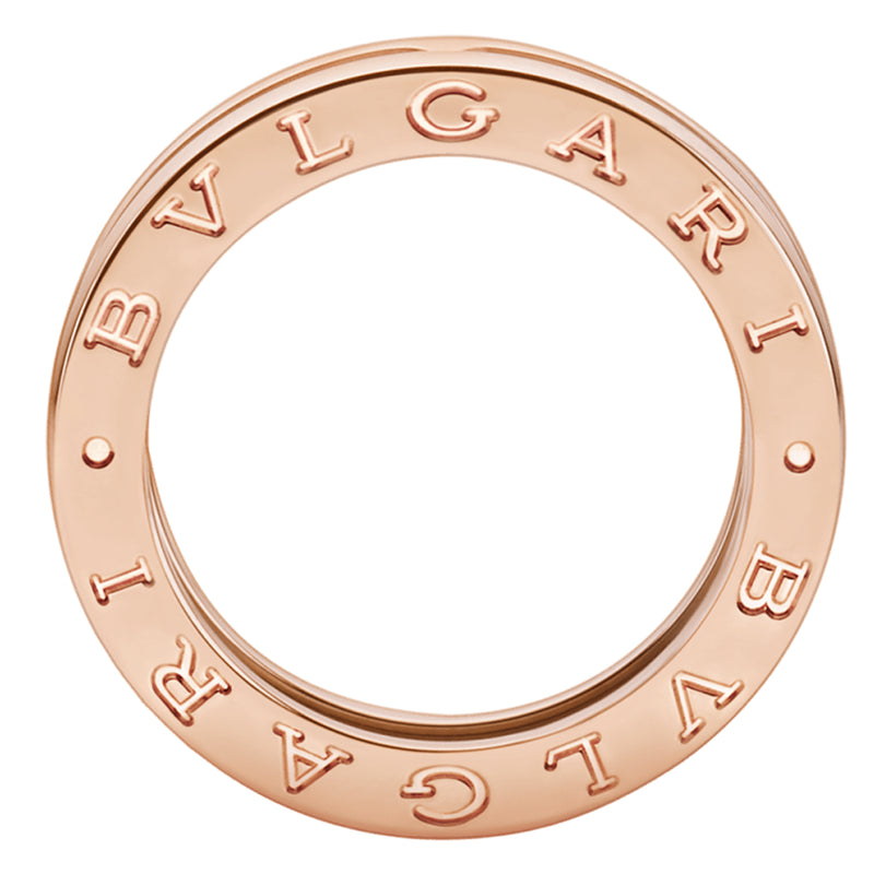 Bulgari B.zero1 One Band Ring Solid 18K Rose Gold Size 54