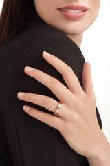 Bulgari B.zero1 One Band Ring Solid 18K Rose Gold Size 54