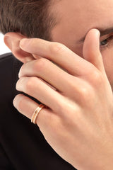 Bulgari B.zero1 One Band Ring Solid 18K Rose Gold Size 54