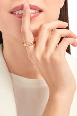 Bulgari B.zero1 One Band Ring Solid 18K Rose Gold Size 54