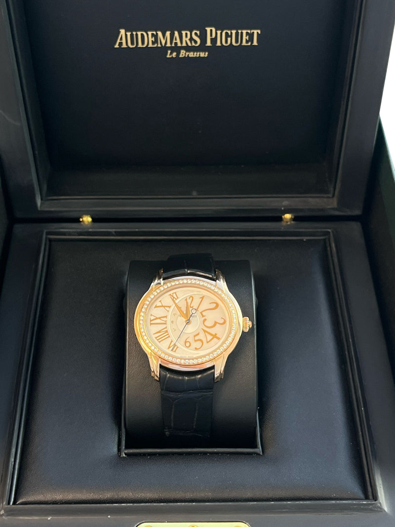 Audermars Piguet Ladies Millernary 18k Rose Gold 77301OR.ZZ.D015CR.01 Q5BZCR