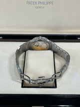 Patek Philippe Nautilus 35.2mm Blue Dial Diamond Bezel Ladies Watch 7118/1200A