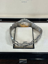 Patek Philippe Nautilus 35.2mm Blue Dial Diamond Bezel Ladies Watch 7118/1200A