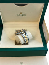 Rolex Submariner Date 40mm Gold/Steel Blue Serti Diamond Dial Men's Watch 16613