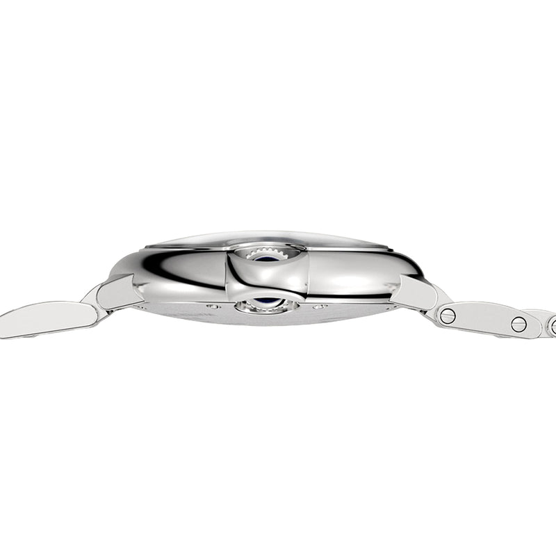 Cartier Ballon Bleu de Cartier 33mm Silver Guilloche Diamond Dial Watch W4BB0021