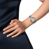 Cartier Ballon Bleu de Cartier 33mm Silver Guilloche Diamond Dial Watch W4BB0021