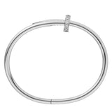 Cartier Juste un Clou Bracelet Classic Model with 32 Diamonds In 18K White Gold