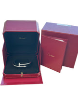 Cartier Juste un Clou Bracelet Classic Model with 32 Diamonds In 18K White Gold