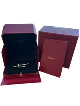Cartier Juste un Clou Bracelet Classic Model with 32 Diamonds In 18K White Gold