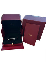Cartier Juste un Clou Bracelet Classic Model with 32 Diamonds In 18K White Gold