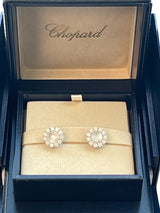Chopard Happy Diamonds Icons Joaillerie 18K White Gold Dancing Diamond Earrings