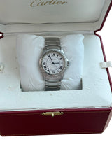 Cartier Santos Ronde 33mm Automatic White Dial Stainless Steel Watch 1920-1
