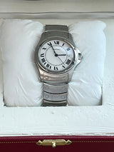 Cartier Santos Ronde 33mm Automatic White Dial Stainless Steel Watch 1920-1