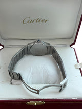 Cartier Santos Ronde 33mm Automatic White Dial Stainless Steel Watch 1920-1