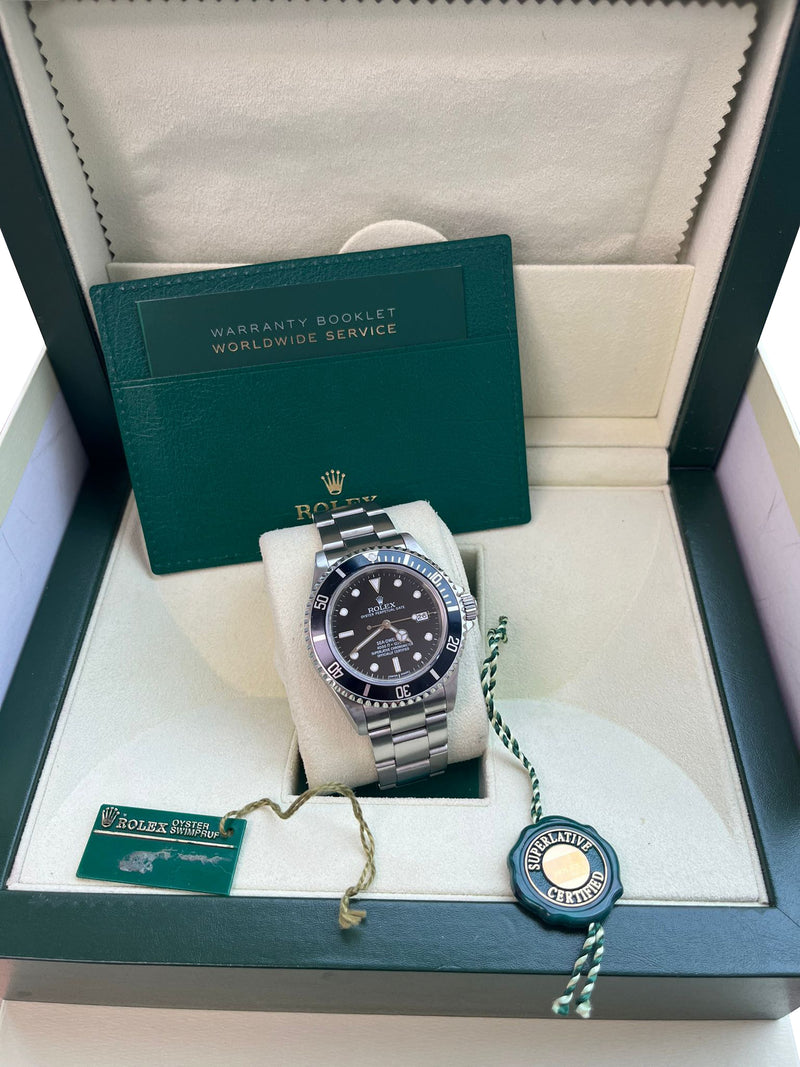 Rolex Sea-Dweller 4000 40mm Black Dial Stainless Steel Oyster Men's Watch 16600