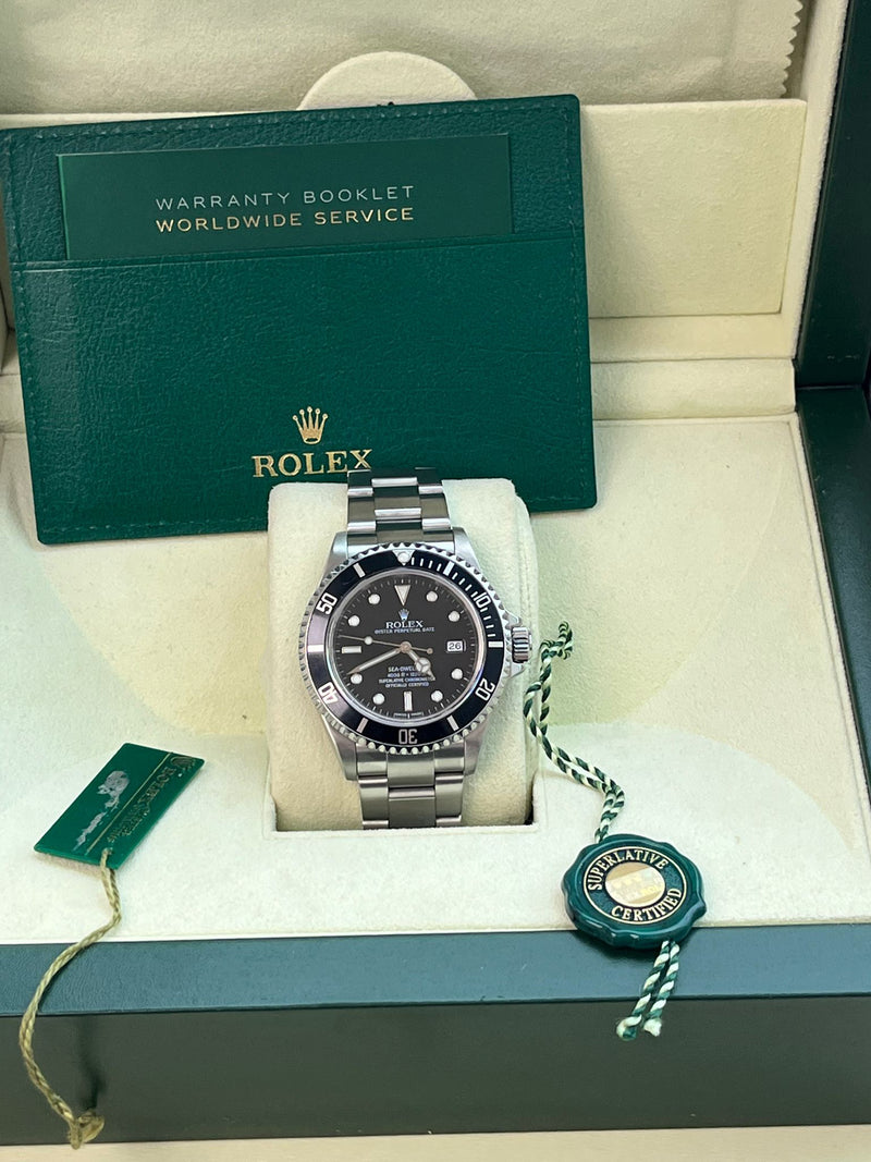 Rolex Sea-Dweller 4000 40mm Black Dial Stainless Steel Oyster Men's Watch 16600