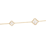 Van Cleef & Arpels Magic Alhambra Mother of Pearl Long Necklace 18K Yellow Gold