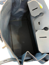 Hermes Birkin 50 Limited Edition Endless Road Bleu De Prusse Palladium Hardware