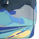 Hermes Birkin 50 Limited Edition Endless Road Bleu De Prusse Palladium Hardware