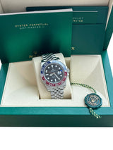 Rolex GMT-Master II 40mm Pepsi Stainless Steel Jubilee Bracelet Watch 126710BLRO