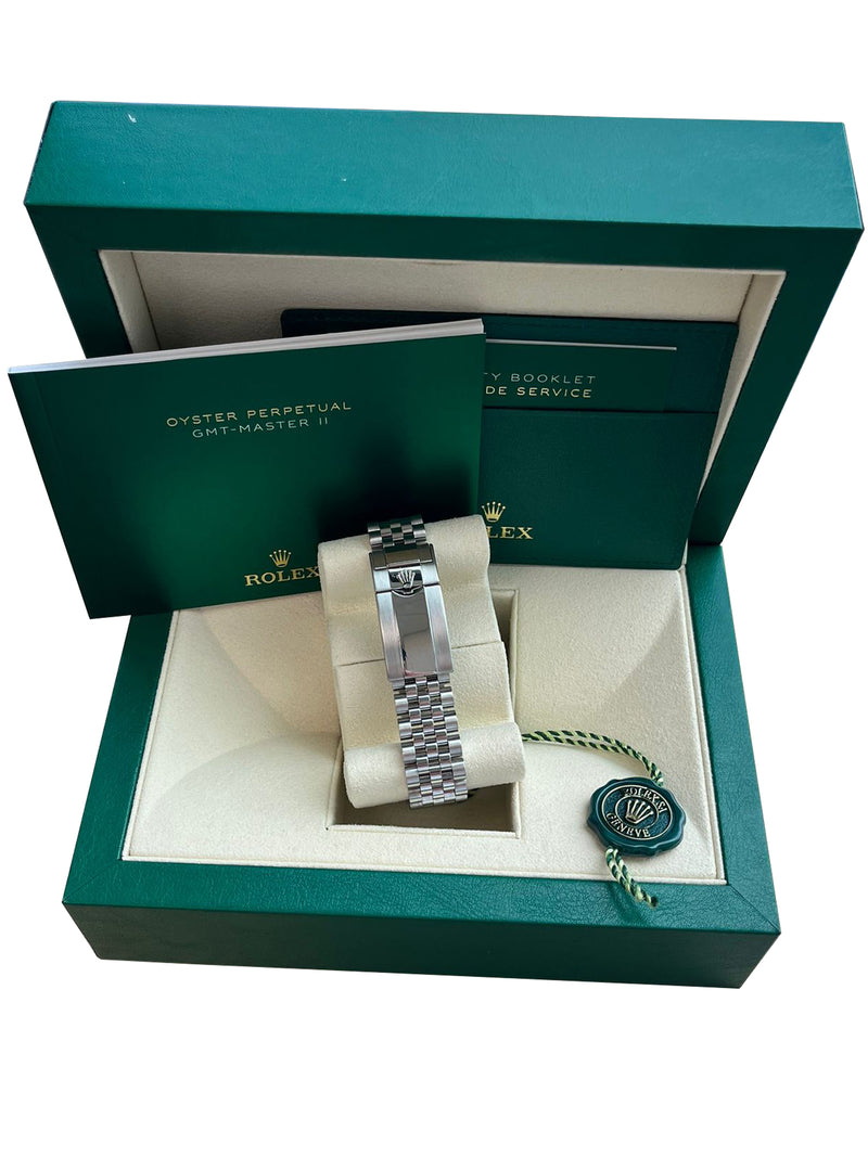 Rolex GMT-Master II 40mm Pepsi Stainless Steel Jubilee Bracelet Watch 126710BLRO