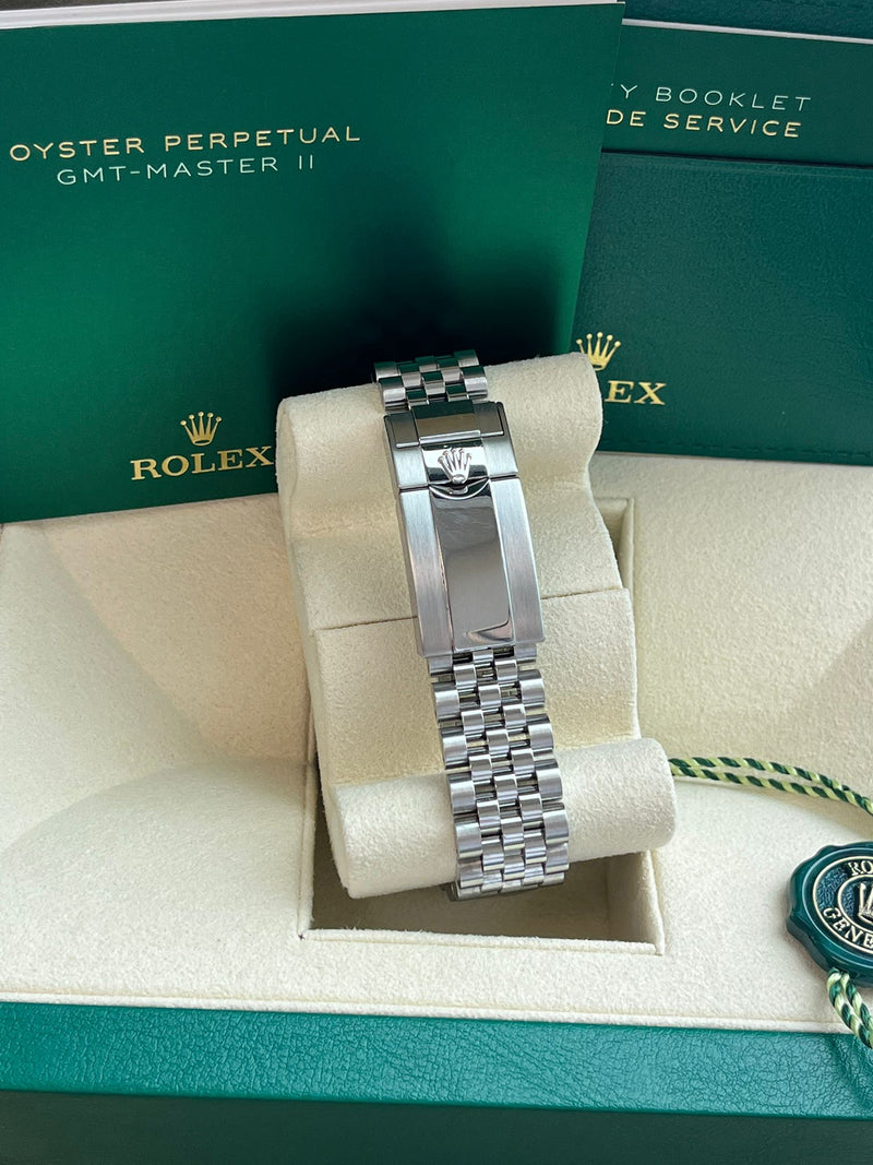 Rolex GMT-Master II 40mm Pepsi Stainless Steel Jubilee Bracelet Watch 126710BLRO