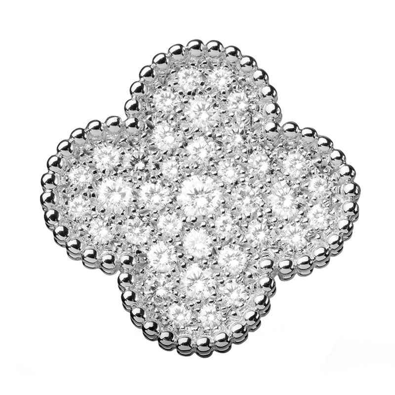 Van Cleef & Arpels Magic Alhambra 2.13 Carats Diamond Earrings 18K White Gold