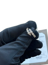 Bulgari Serpenti Viper One-Coil Full Pave Diamonds Small Ring 18k White Gold